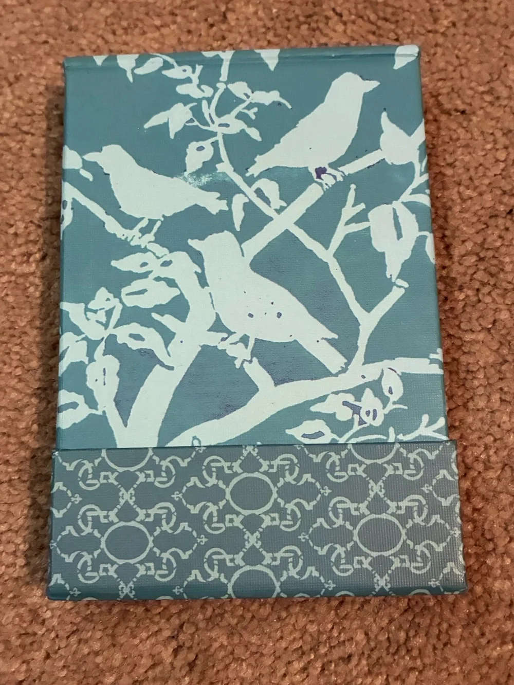 Mini Notepad with Bird Motif and Pen 💙💙💙
